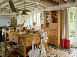 Boho in the kitchen interior