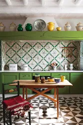 Boho in the kitchen interior