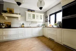 Kitchen floor photo apron