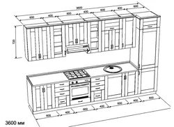 Kitchen design drawing