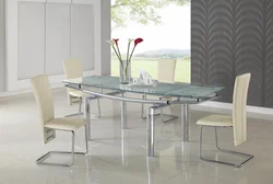 Photo of glass kitchen tables