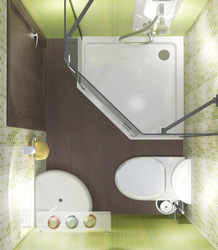 Дизайн Ванной 2 4 С Туалетом