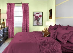 Lingonberry color in living rooms photo