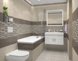 Combination With White Color In The Bathroom Interior