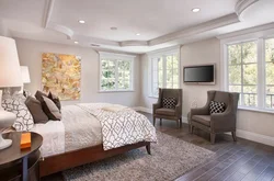 Bedroom with armchair design