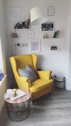Спальня с креслом дизайн