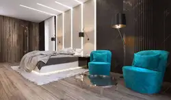 Спальня с креслом дизайн