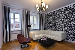 How to choose curtains for the living room according to the color of the wallpaper photo