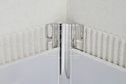Ванна бөлмесінің фотосуретіндегі сыртқы бұрыш
