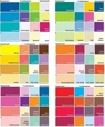 Сочетание цветов интерьер ванной таблица
