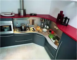 Corner Kitchen 20 Sq M Design Photo