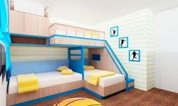 Bedroom for 3 boys photo