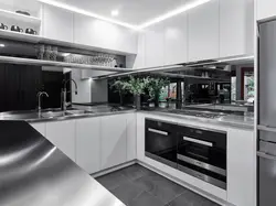 Photo Of A Silver Kitchen