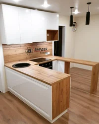 Oak wool kitchen photo