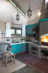 Kitchen design with stove heating