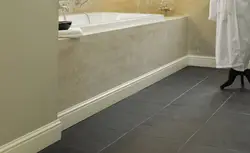 Плинтуса для полов в ванной комнате фото