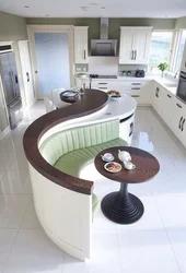 Rounded kitchen design