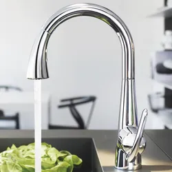 Photos of modern kitchen faucets