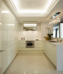 Подвесной потолок с подсветкой на кухне фото