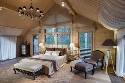 Photo of a bedroom in a country house photo