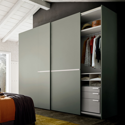 Modern wardrobe fronts for the bedroom photo