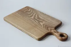 Wooden kitchen board photo