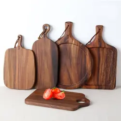 Wooden kitchen board photo