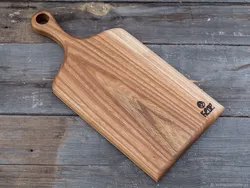 Wooden kitchen board photo