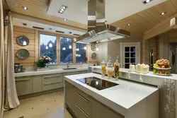 Modern kitchen interiors in the house