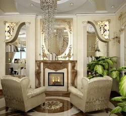 Classic Fireplaces In The Living Room Interior