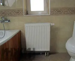 Radiators in the bathroom photo