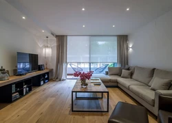 Straight Living Room Design
