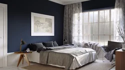 Graphite Color In The Bedroom Interior
