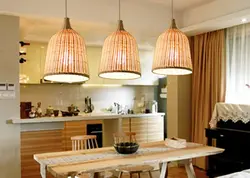 Ceiling Lamps In The Kitchen In The Interior