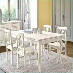 Kitchen table in classic style photo