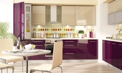 Cream color in the kitchen interior photo how