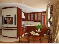 Design Of A Room Combined With A Kitchen In Khrushchev