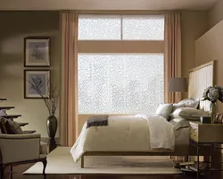 Дизайн рулонные шторы в спальню