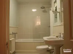 Фота рамонту ваннага пакоя ў панэльным доме 9 павярховым доме