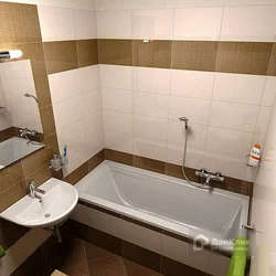 Photo of bathroom renovation in a 9-storey panel house