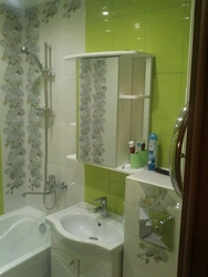 Photo of bathroom renovation in a 9-storey panel house