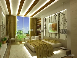 Bedroom design in the house photo