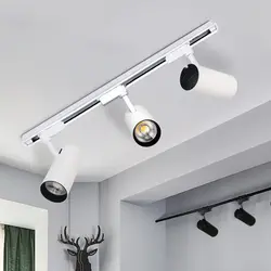 Track lamp for suspended ceiling in the hallway photo