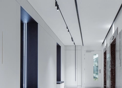Track lamp for suspended ceiling in the hallway photo