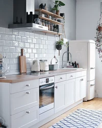 Wooden kitchens in Scandinavian style photo