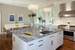 Тарҳи Ошхона Бо Countertops Санг