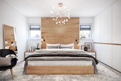 Photo Of Modern Bedrooms With Laminate Flooring On The Wall