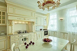 Classic colors in the kitchen interior