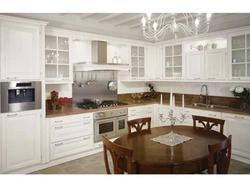 Classic Colors In The Kitchen Interior