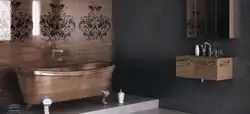 Интерьер ванны с бронзой